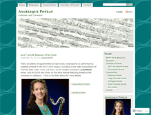 Tablet Screenshot of angeliquepoteat.com